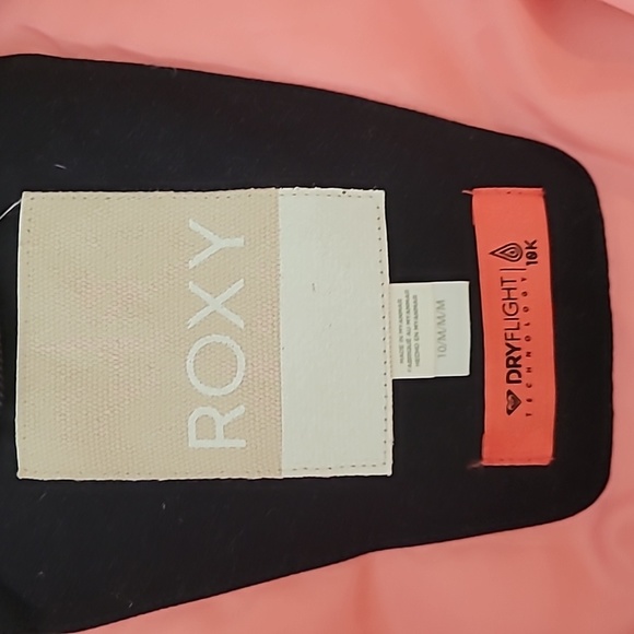 NWT Girls' Roxy Jetty Dryflight 10K/X3 Ski/Snowboard Jacket Size 10 M - Picture 2 of 4